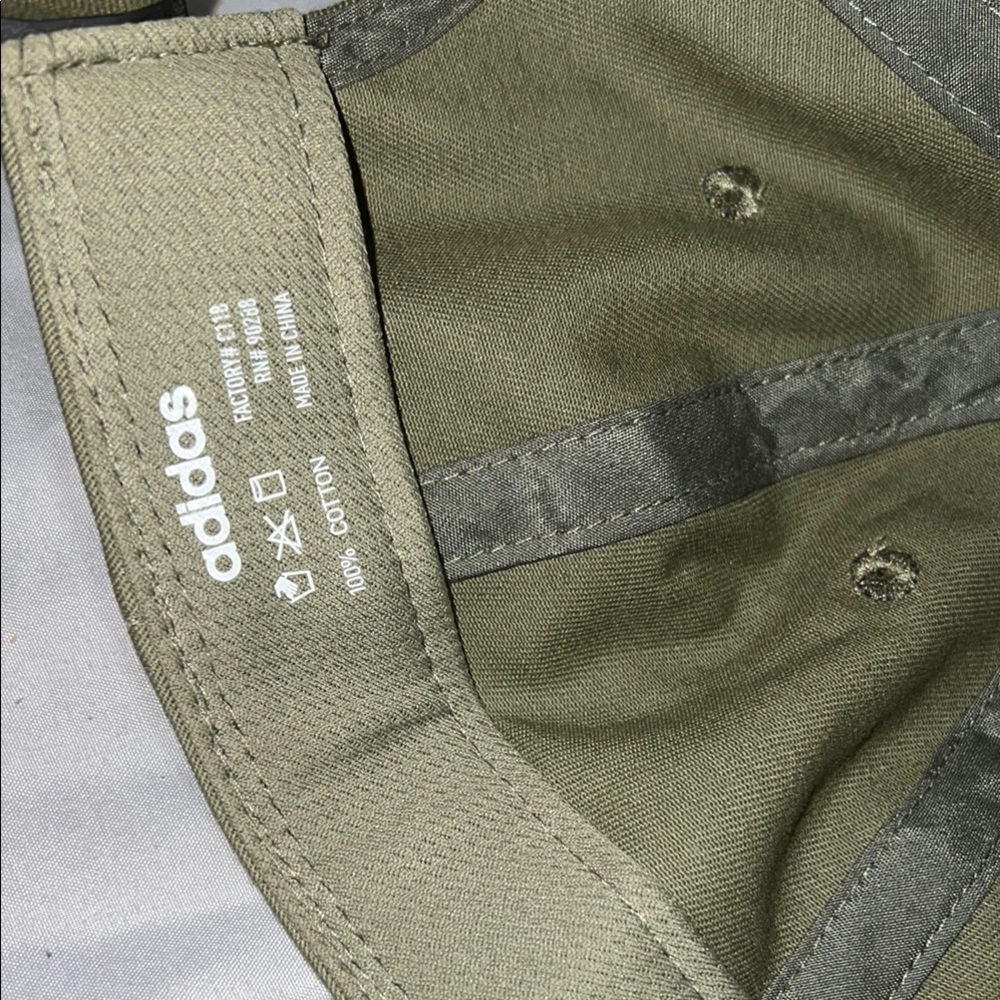 Adidas Khaki Green Baseball Cap - Picture 2 of 4